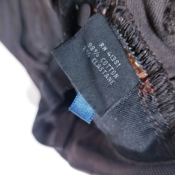 POLO Ralph Lauren Ladies Brown Moto Ankle Zip Pants Bikercore - Picture 10 of 13